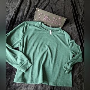 NWOT Stars Above Green Sparkle Long Sleeve XXL **FLAWED ITEM
